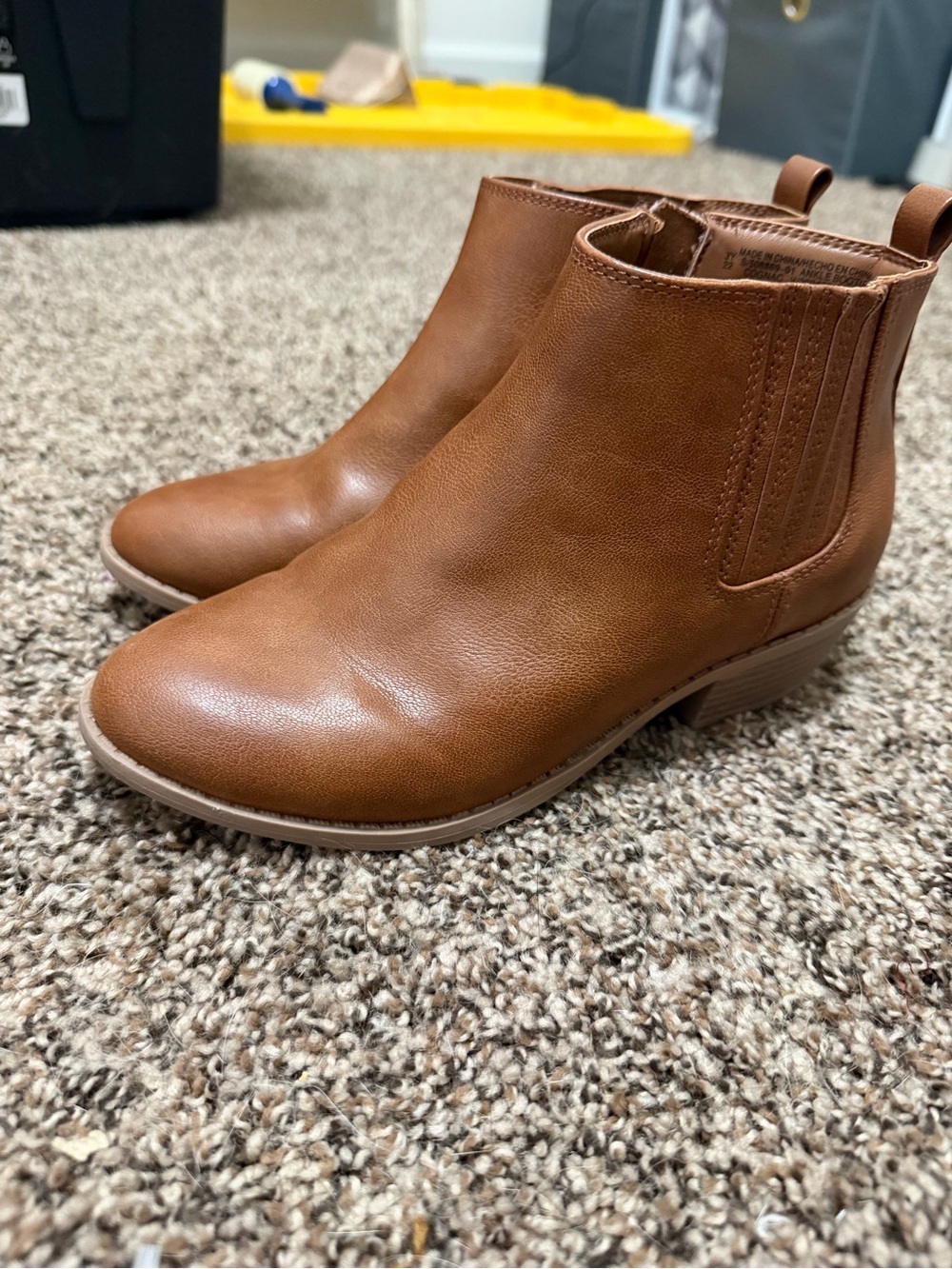 Classic girls Chelsea Ankle Boots - Tan